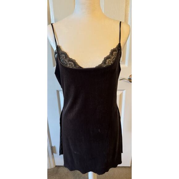 Free People Intimately Velvet Silver Night Gown Size S - Picture 2 of 9